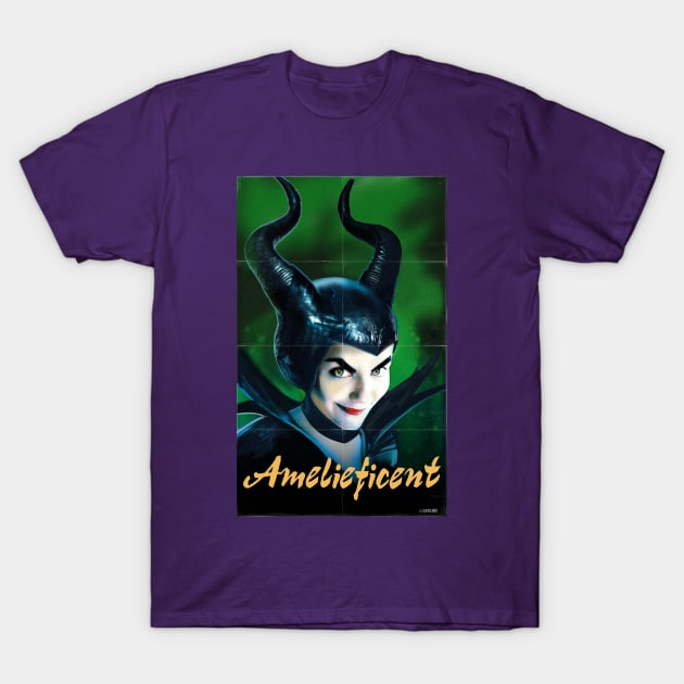 Amelieficent T-Shirt by spacelord